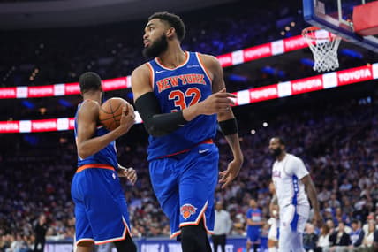 NBA: Playoffs-New York Knicks at Philadelphia 76ers