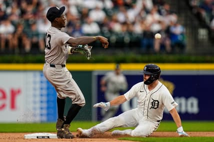 Jazz Chisholm Jr. in action for the Yankees