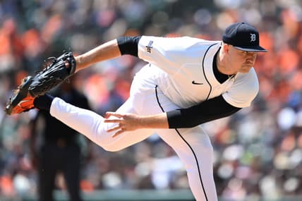 Tarik Skubal pitching as a Yankees trade target