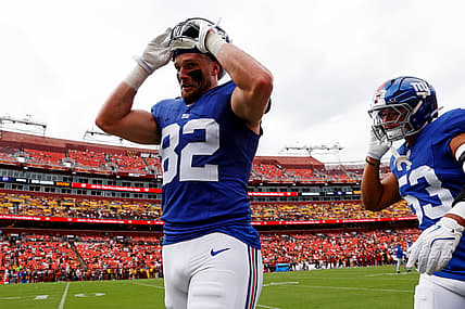 Daniel Bellinger, NFL: New York Giants at Washington Commanders