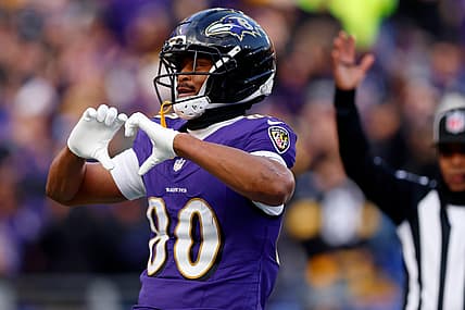Isaiah Likely, giants, NFL: Pittsburgh Steelers at Baltimore Ravens