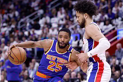 NBA: Playoffs-New York Knicks at Detroit Pistons