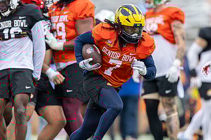 NCAA Football: NCAA Senior Bowl Practice, new york jets, donovan edwards