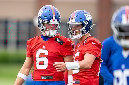 Syndication: The Record, jaxson dart, new york giants