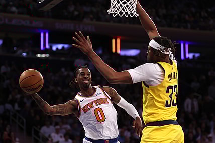 NBA: Playoffs-Indiana Pacers at New York Knicks, delon wright