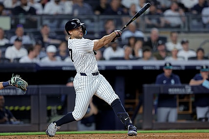 MLB: Seattle Mariners at New York Yankees, giancarlo stanton