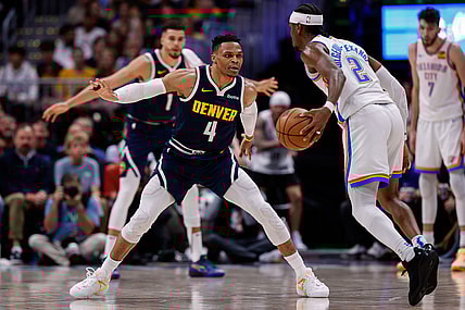 NBA: Playoffs-Oklahoma City Thunder at Denver Nuggets, knicks, russell westbrook