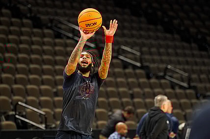 NCAA Basketball: NCAA Tournament First Round-Omaha Practice, knicks, Dae Dae Grant