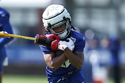 Montrell Washington , NFL: New York Giants Training Camp