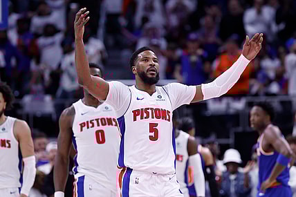NBA: Playoffs-New York Knicks at Detroit Pistons