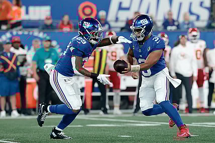 NFL: Kansas City Chiefs at New York Giants, tyrone tracy