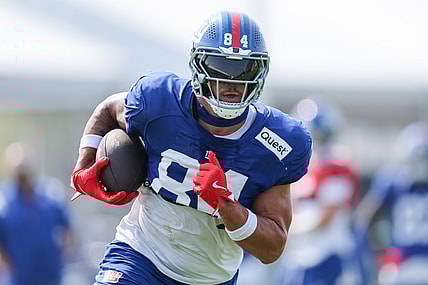 Theo Johnson, NFL: New York Giants Training Camp