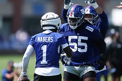 NFL: New York Giants Training Camp, james hudson