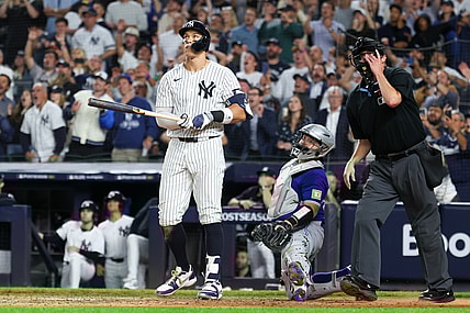MLB: Playoffs-Toronto Blue Jays at New York Yankees, aaron judge