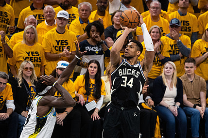NBA: Playoffs-Milwaukee Bucks at Indiana Pacers, Giannis Antetokounmpo, knicks