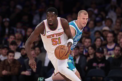 NBA: Preseason-Charlotte Hornets at New York Knicks, Mohamed Diawara