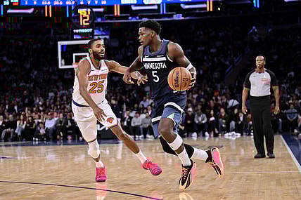 NBA: Preseason-Minnesota Timberwolves at New York Knicks, mikal bridges