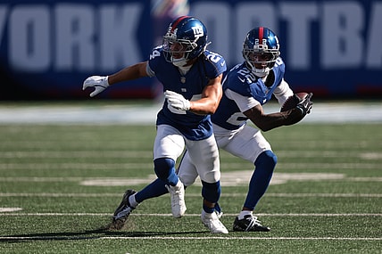 NFL: Los Angeles Chargers at New York Giants, dane belton