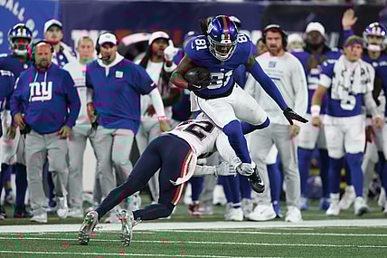 NFL: New England Patriots at New York Giants,  Lil'Jordan Humphrey