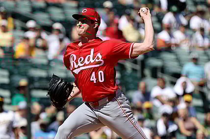 MLB: Cincinnati Reds at Athletics