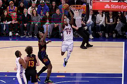 NBA: Philadelphia 76ers at New York Knicks