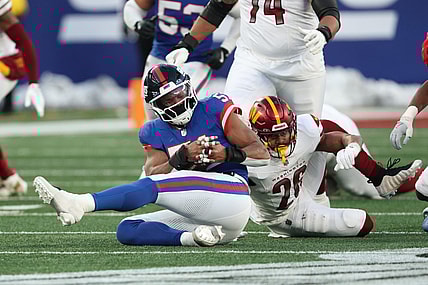 Abdul Carter, NFL: Washington Commanders at New York Giants