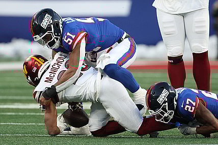 Abdul Carter, NFL: Washington Commanders at New York Giants