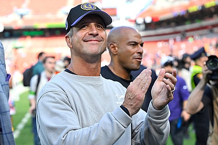 john harbaugh, giants, NFL: Baltimore Ravens at Cleveland Browns