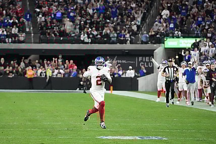 deonte Banks, NFL: New York Giants at Las Vegas Raiders