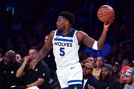 Anthony Edwards, Warriors, NBA: Minnesota Timberwolves at Los Angeles Lakers