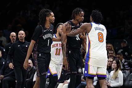 NBA: New York Knicks at Brooklyn Nets