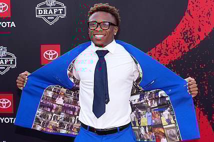 Colton Hood, giants, NFL: NFL Draft Red Carpet