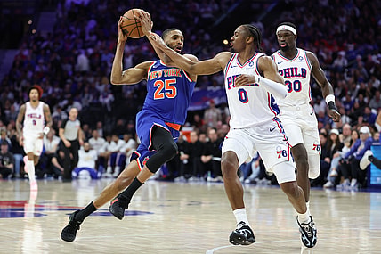 NBA: Playoffs-New York Knicks at Philadelphia 76ers