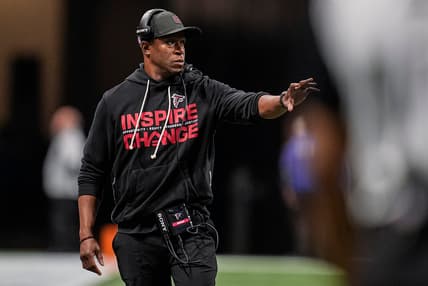 Raheem Morris, giants, NFL: New Orleans Saints at Atlanta Falcons