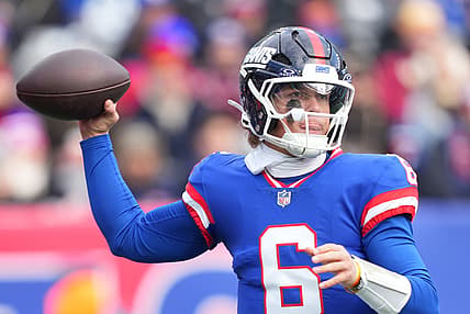 Jaxson Dart, NFL: Washington Commanders at New York Giants