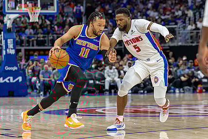 NBA: Playoffs-New York Knicks at Detroit Pistons