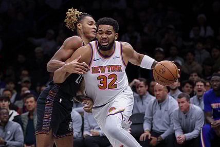 NBA: New York Knicks at Brooklyn Nets