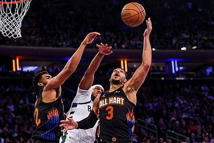 NBA: Milwaukee Bucks at New York Knicks, josh hart