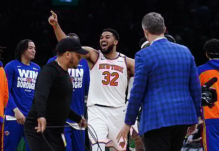 NBA: Playoffs-New York Knicks at Boston Celtics