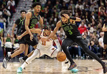 NBA: New York Knicks at New Orleans Pelicans