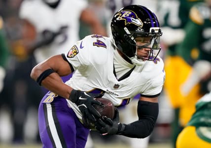 Marlon Humphrey, Giants, NFL: Baltimore Ravens at Green Bay Packers