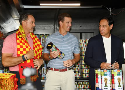 Eli Manning, Shaun O'Hara, Giants, Alessandro Nesta, Italy, Azzurri, World Cup, Panini America