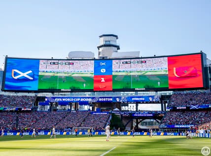 Full house at Boston Stadium during Morocco vs Scotland in the 2026 FIFA World Cup