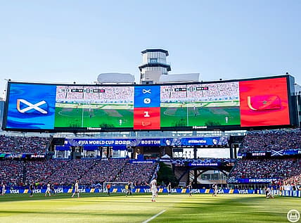 Full house at Boston Stadium during Morocco vs Scotland in the 2026 FIFA World Cup