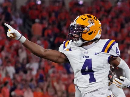 Mansoor Delane, giants, NFL Draft, NCAA Football: Louisiana State at Clemson