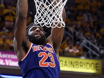 Mitchell Robinson, NBA: Playoffs-New York Knicks at Indiana Pacers