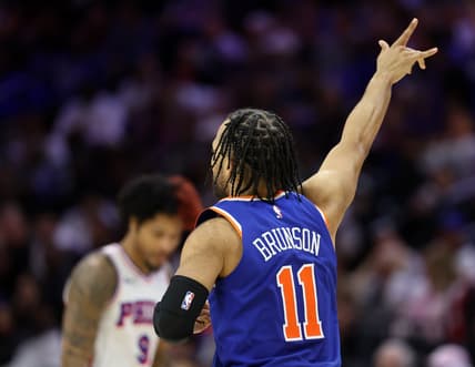 NBA: Playoffs-New York Knicks at Philadelphia 76ers