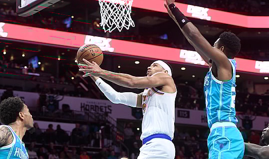 NBA: New York Knicks at Charlotte Hornets
