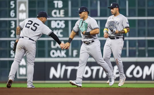 mlb: new york yankees at houston astros, jasson dominguez