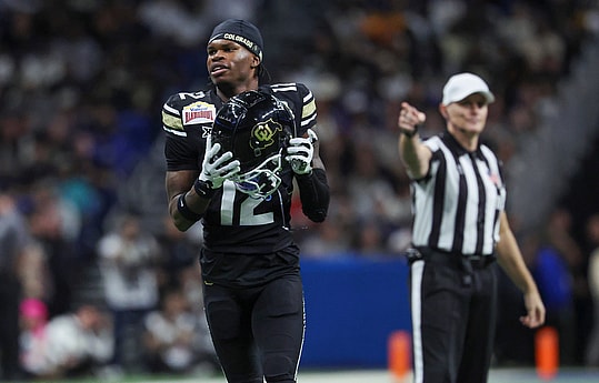 NCAA Football: Alamo Bowl-Brigham Young at Colorado, giants, travis hunter